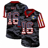 Nike Rams 16 Goff 2020 USA Camo Salute to Service Limited Jersey zhua,baseball caps,new era cap wholesale,wholesale hats